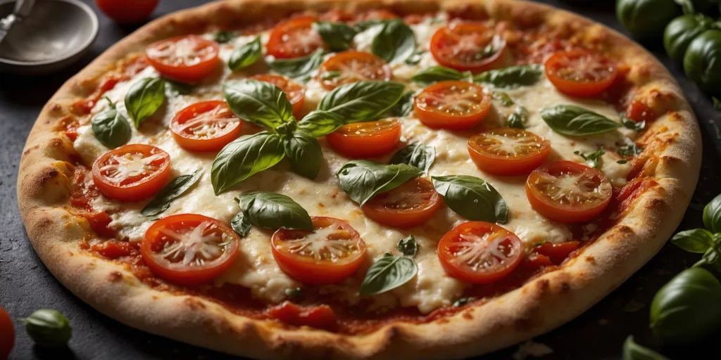 Vegane Pizza Margherita