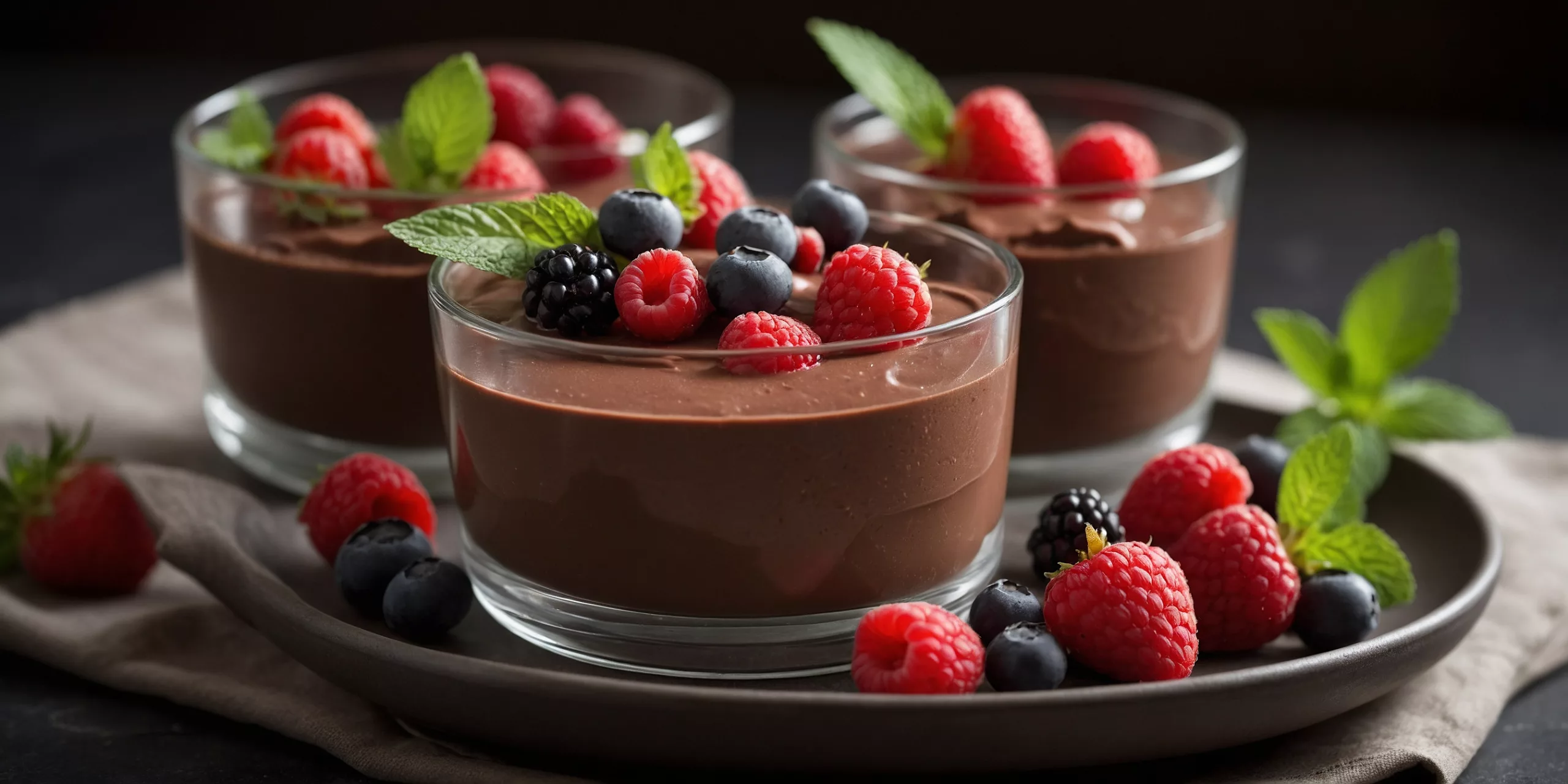 Veganer Schoko-Pudding aus Seidentofu