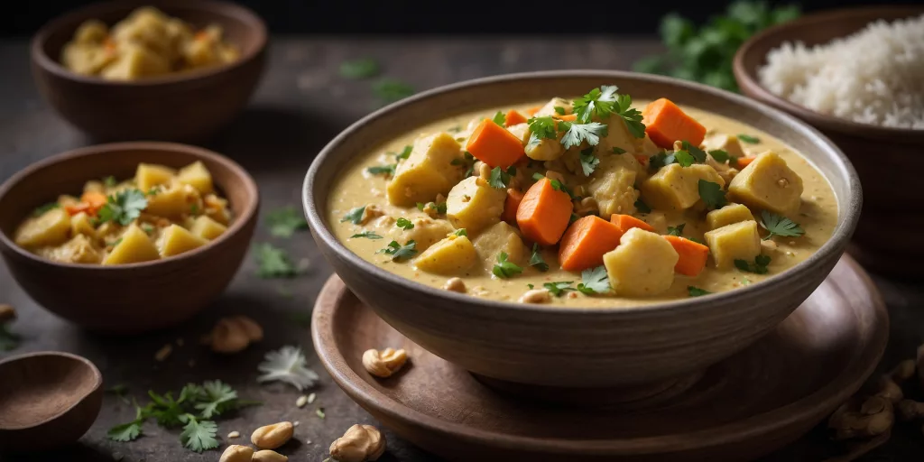 Veganes Korma mit Kokosmilch
