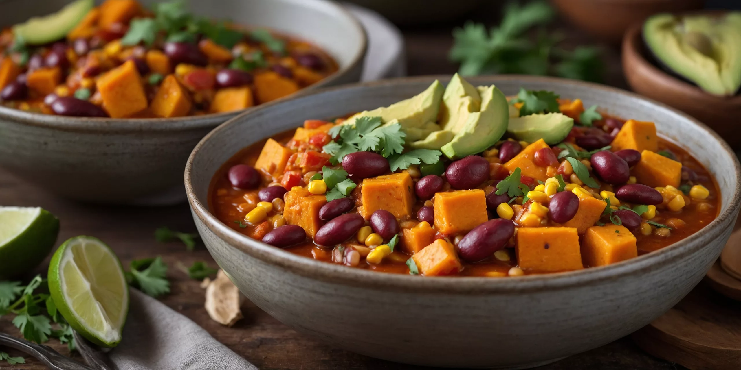 Veganes Süßkartoffel-Chili