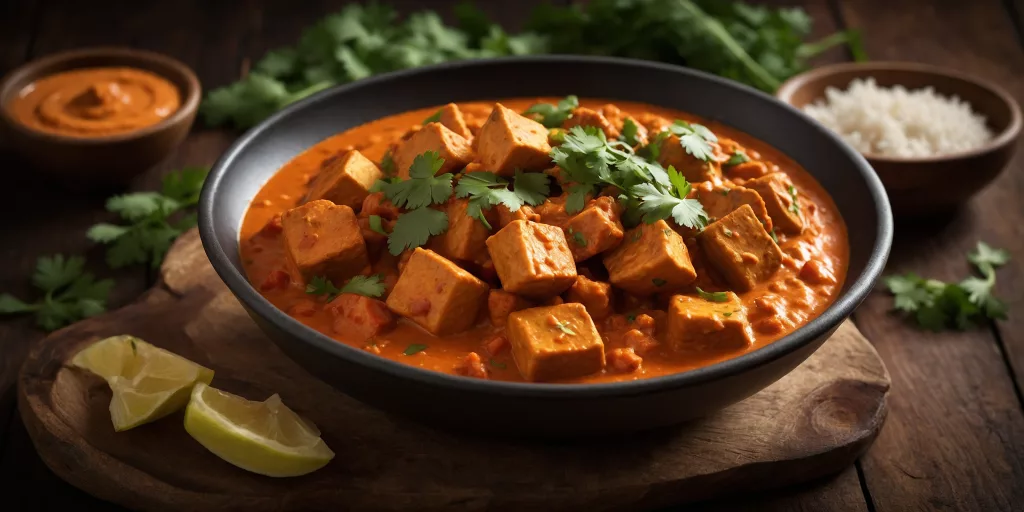 Veganes Tofu Tikka Masala