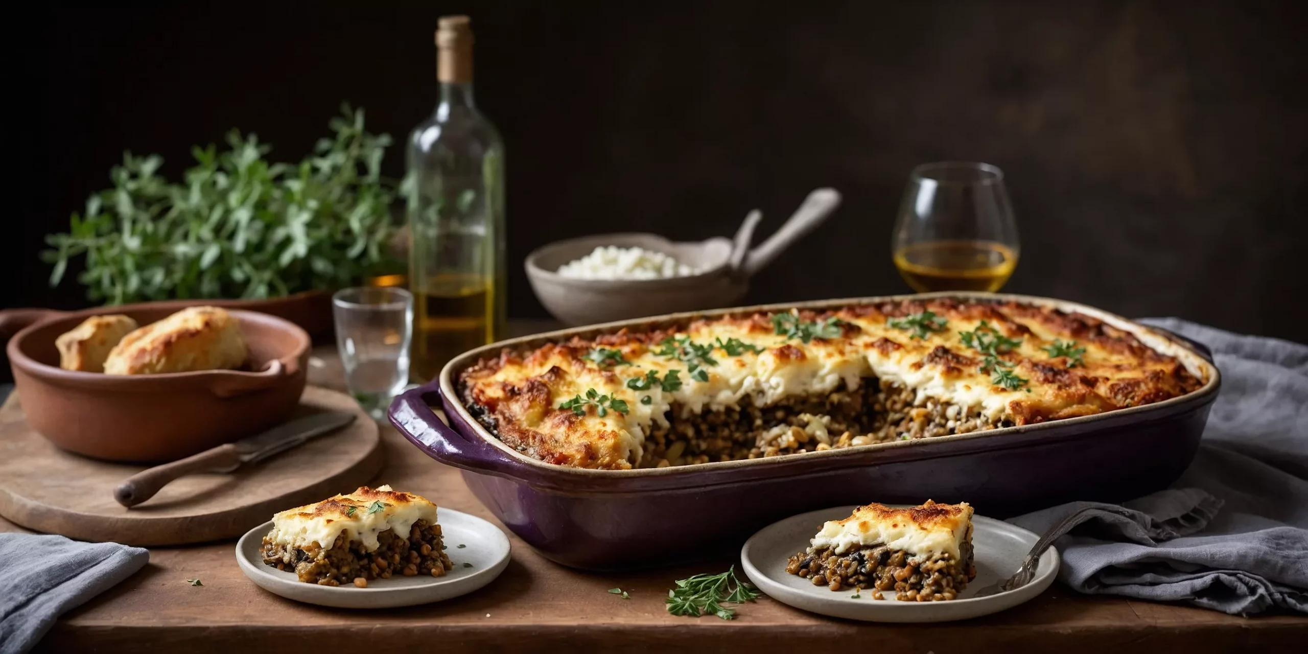 Vegetarische Linsen-Moussaka – YummAi