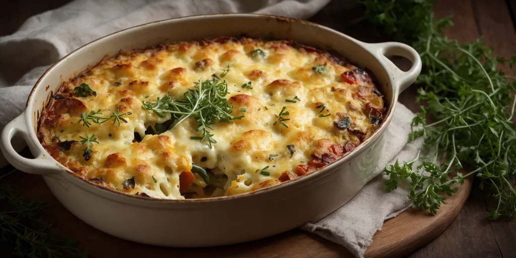 Würziges Kartoffel-Gemüse-Gratin – YummAi