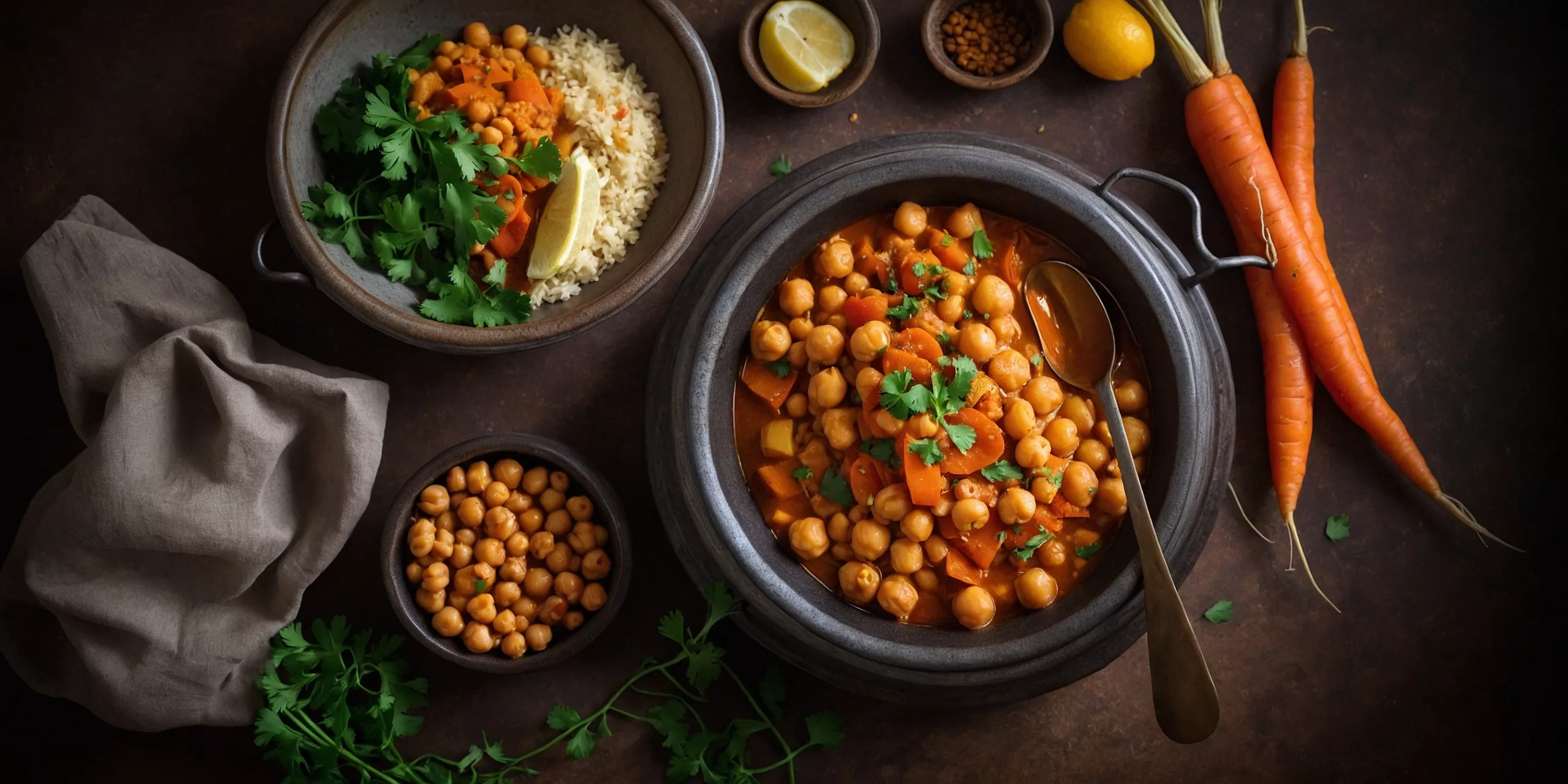 Würzige Marokkanische Kichererbsen-Tajine