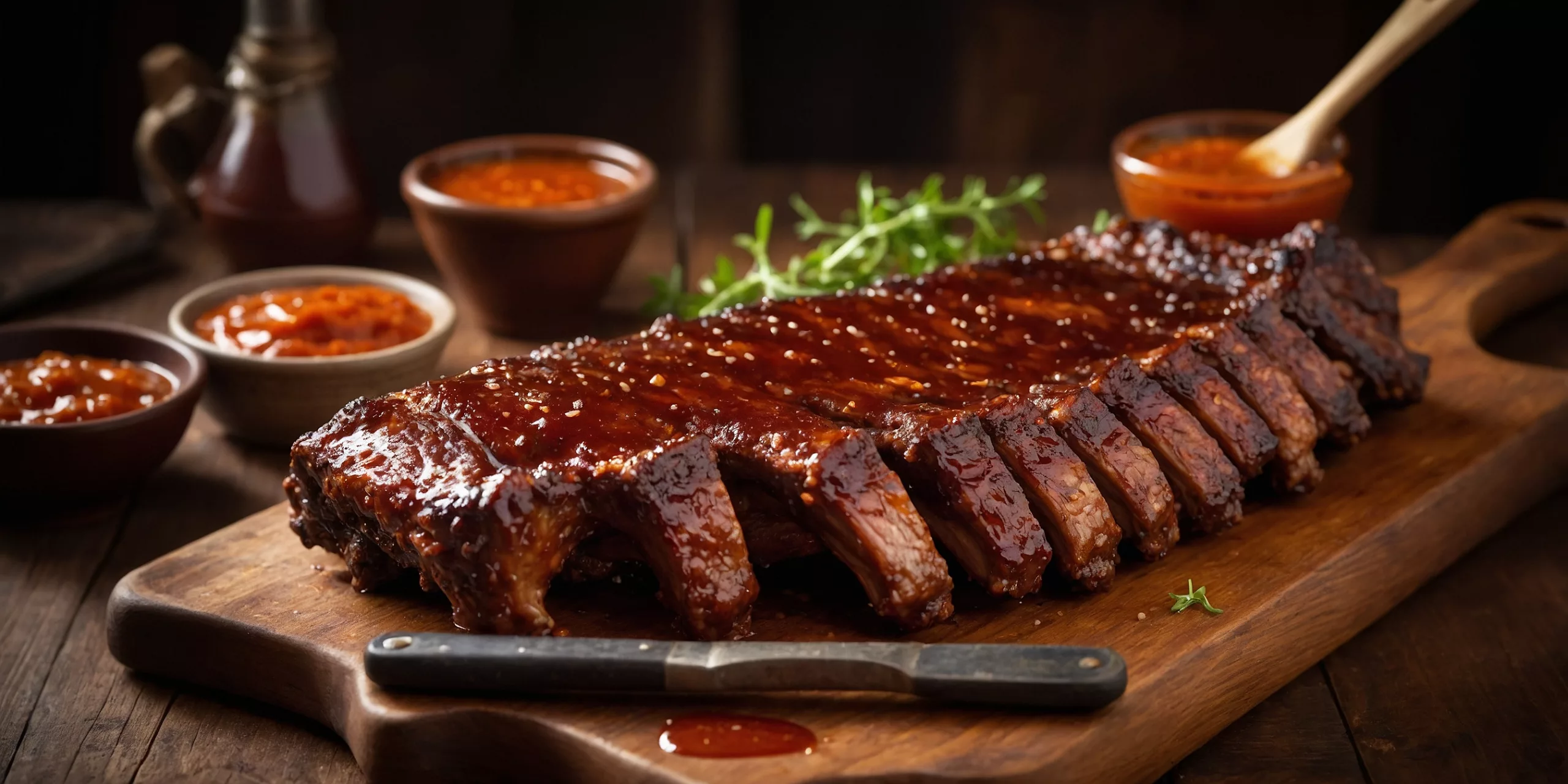 Würzige Spareribs mit BBQ-Marinade