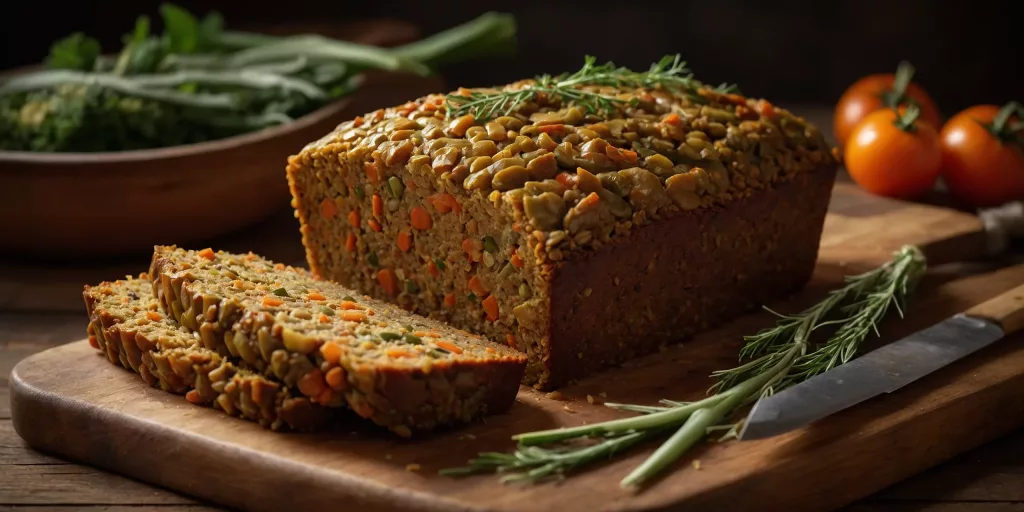 Würziger Linsenbraten