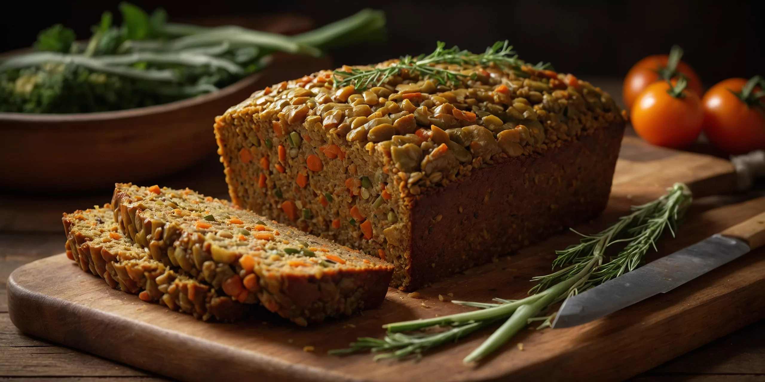 Würziger Linsenbraten