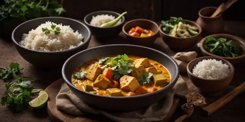 Würziges Tofu-Gemüse-Curry
