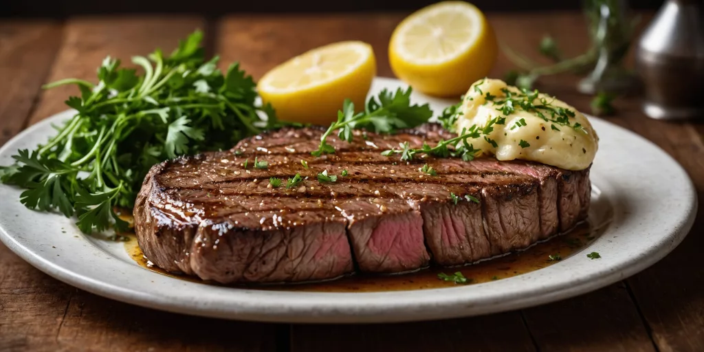 Zartes Rumpsteak mit Knoblauchbutter – YummAi