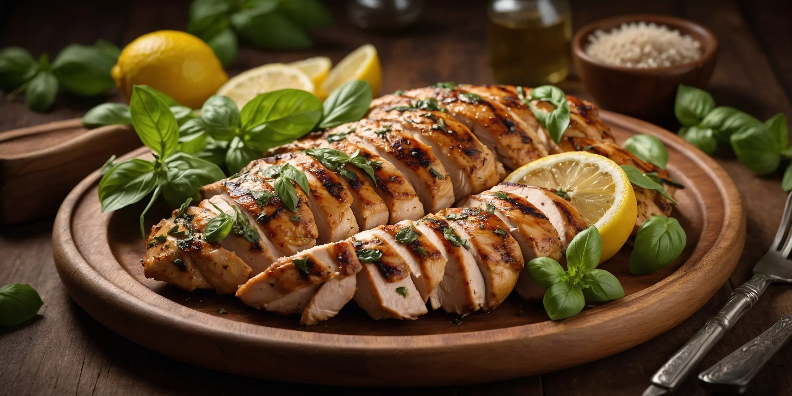 Zitronen-Basilikum-Hühnchen – YummAi