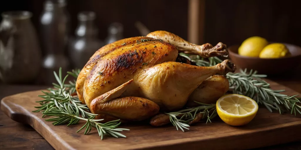 Zitronen-Kräuter Brathähnchen
