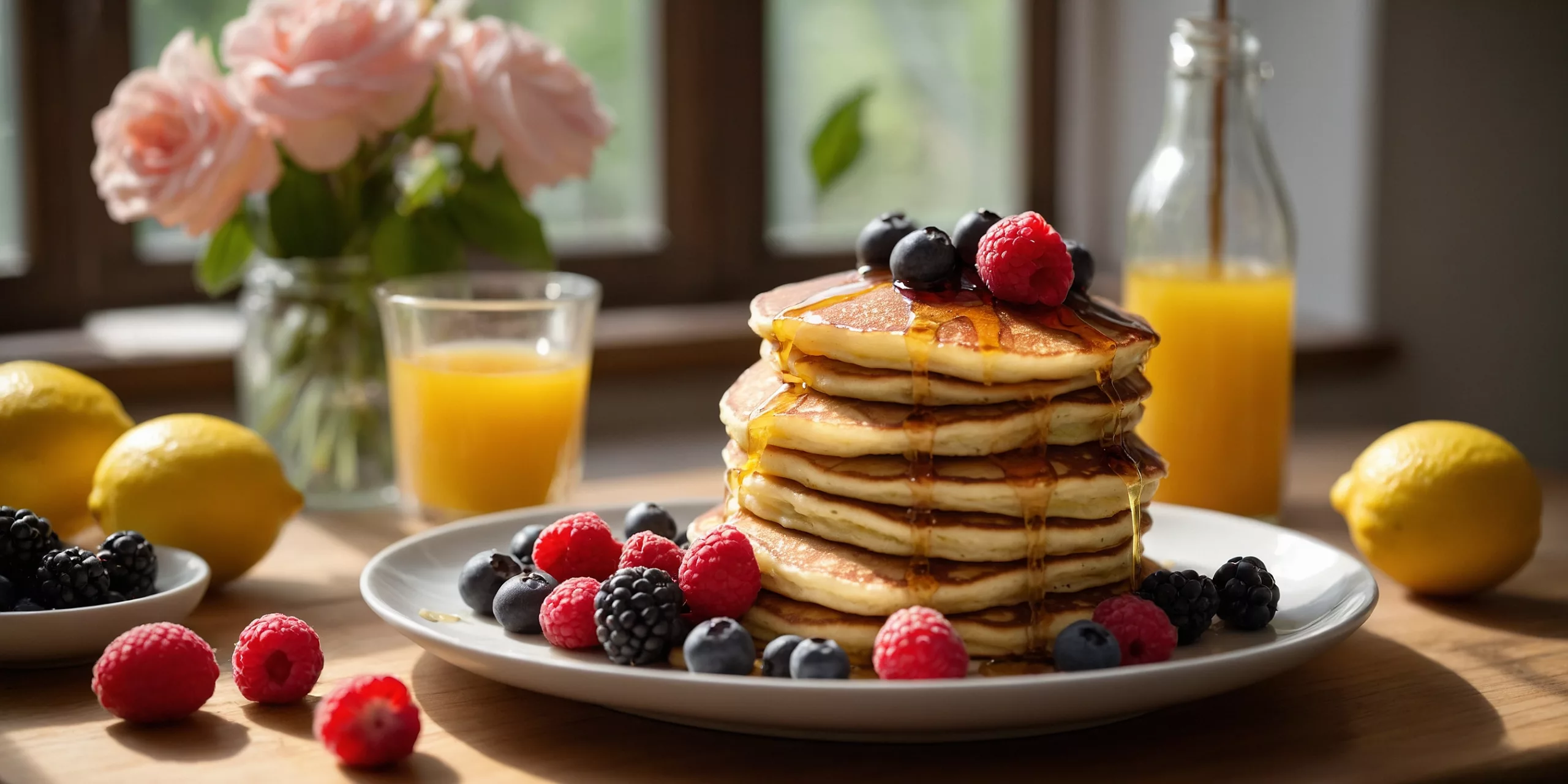 Zitronen-Ricotta-Pancakes